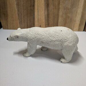 Polar Bear AAA Vintage 6.5"  Heavy Wildlife Animal Made In Hong Kong